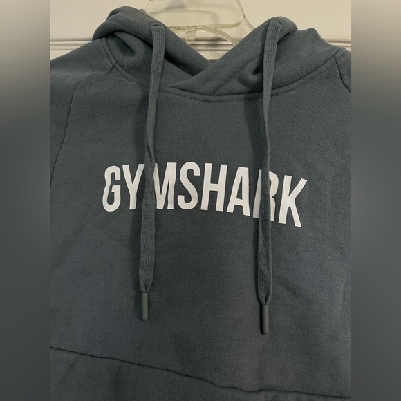 Gymshark Cropped Teal Hoodie - Picture 3 of 7